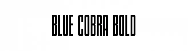 Blue Cobra Bold  フリーフォントのダウンロード