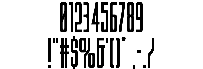 Blue Cobra Bold Font OTHER CHARS