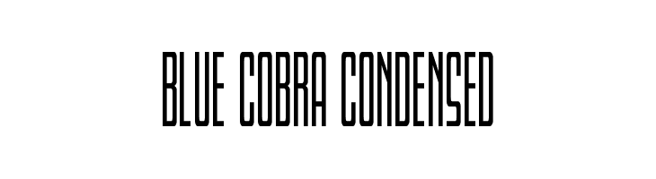 Blue Cobra Condensed  Descarca Fonturi Gratis