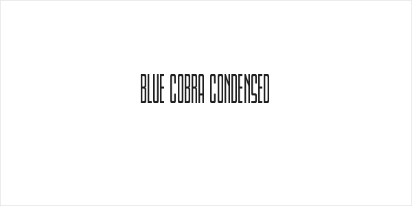 Blue Cobra Condensed Logo