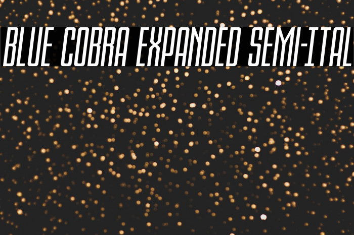 Blue Cobra Expanded Semi-Ital Example 1
