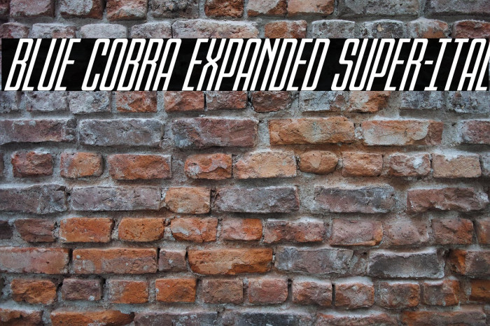 Blue Cobra Expanded Super-Ital Example 2