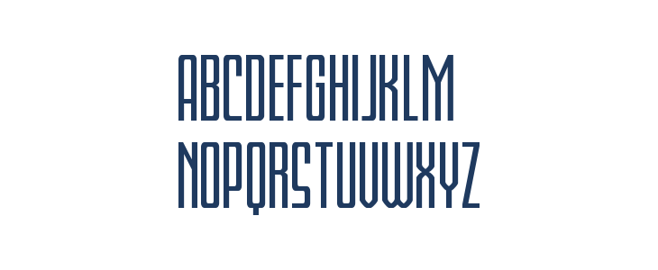 Blue Cobra Expanded Lowercase