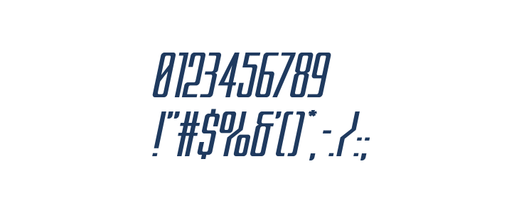 Blue Cobra Extra-Expanded Ital Other Characters