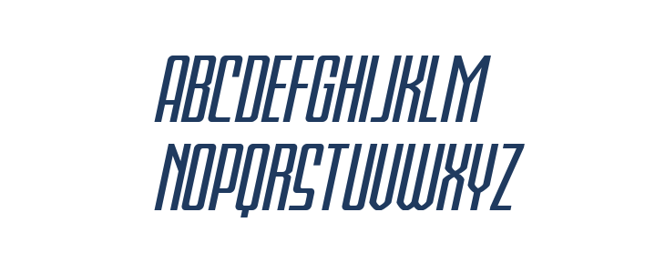 Blue Cobra Extra-Expanded Ital Lowercase