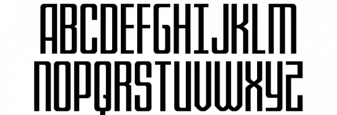 Blue Cobra Extra-Expanded Schriftart Groß