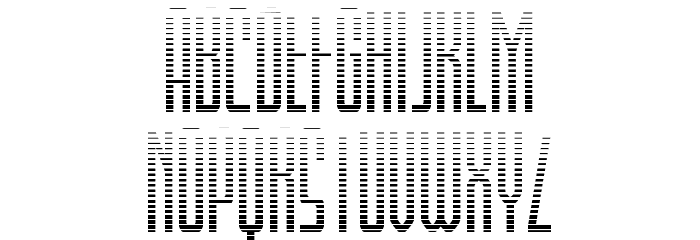 Blue Cobra Gradient Font LOWERCASE