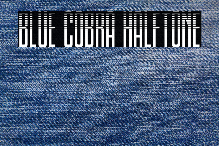 Blue Cobra Halftone Example 1