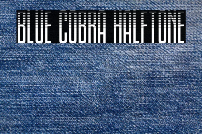 Blue Cobra Halftone Example 1