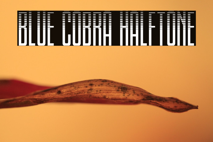 Blue Cobra Halftone Example 2