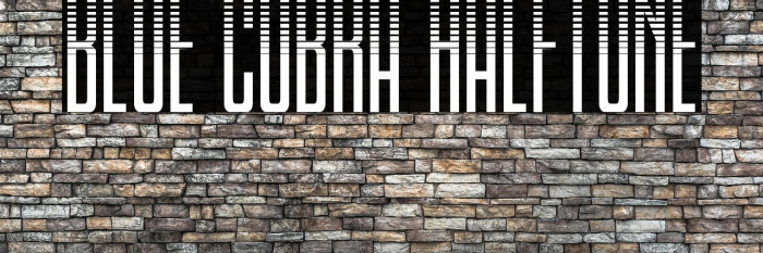 Blue Cobra Halftone Example 3