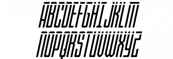 Blue Cobra Laser Italic Шрифта ВЕРХНИЙ