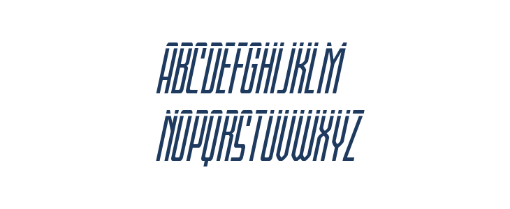 Blue Cobra Laser Italic Lowercase