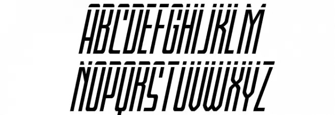 Blue Cobra Laser Italic خط أحرف صغيرة