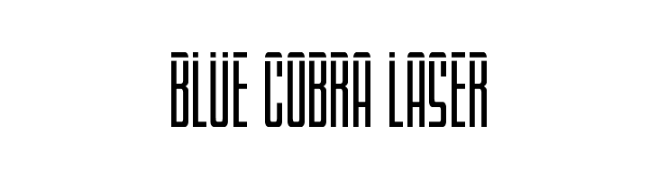 Blue Cobra Laser  font caratteri gratis