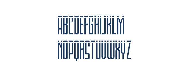 Blue Cobra Laser Lowercase