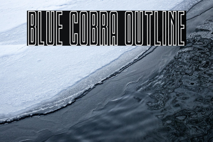 Blue Cobra Outline Example 1