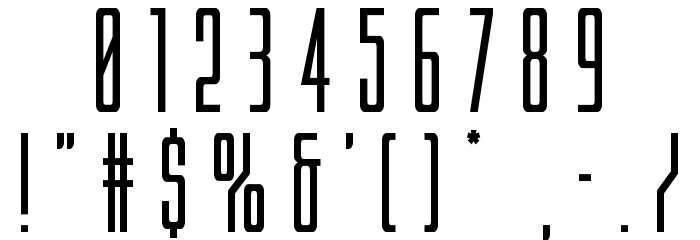 Blue Cobra Title Font OTHER CHARS