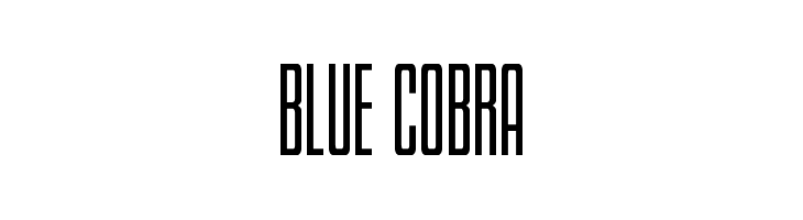 Blue Cobra  Скачать бесплатные шрифты