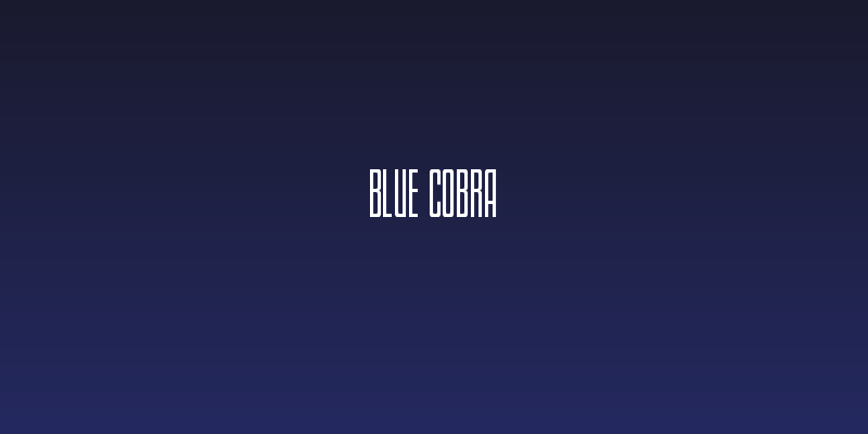 Blue Cobra Social Header