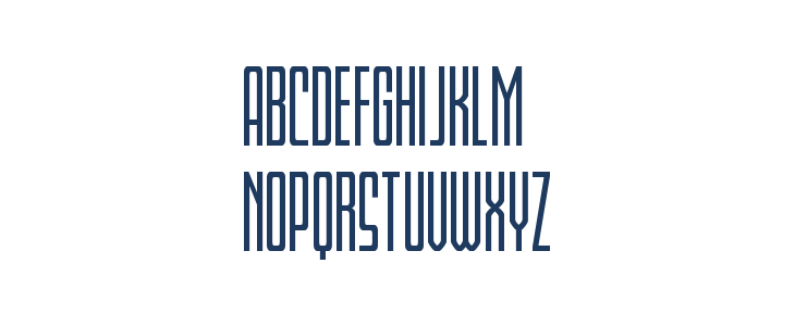 Blue Cobra Lowercase