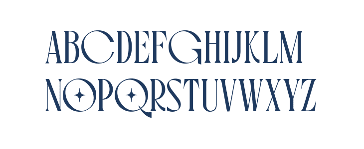 Blue Cosmic DEMO Regular Uppercase