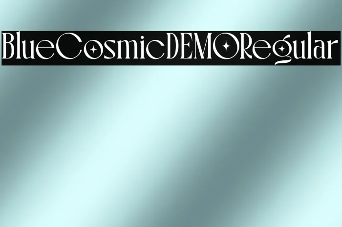 Blue Cosmic DEMO Regular Example 2