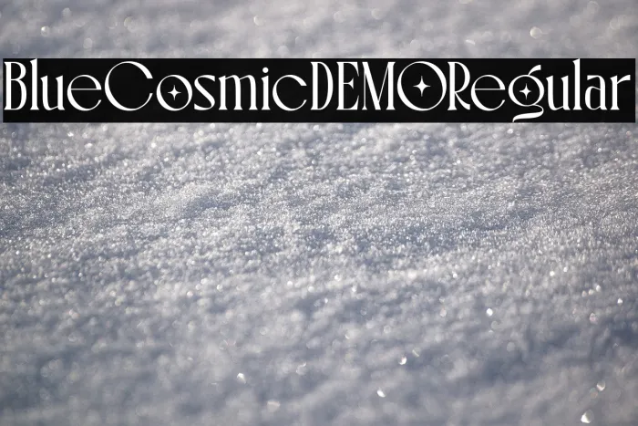 Blue Cosmic DEMO Regular Example 3