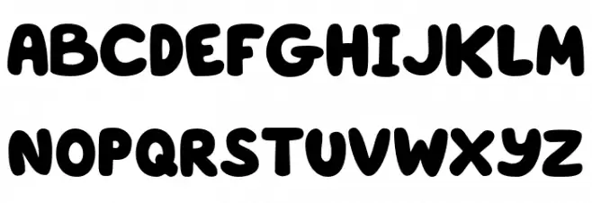 Blue Custard Schriftart Groß
