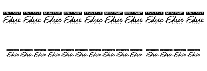 Blue Denim Demo Italic Font OTHER CHARS