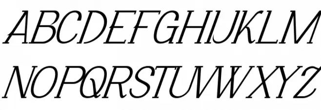 Blue Denim Demo Italic Fonte MAIÚSCULAS