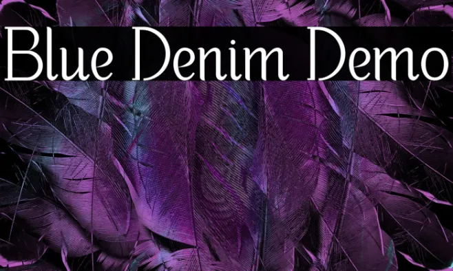 Blue Denim Demo Example 3
