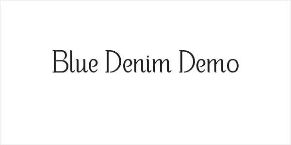 Blue Denim Demo Logo