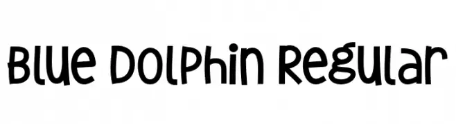 Blue Dolphin Regular  Frei Schriftart Herunterladen