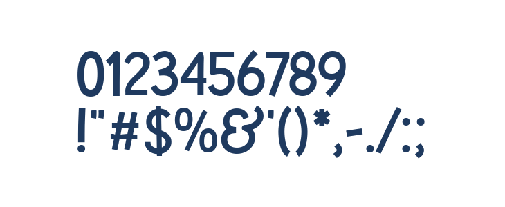 Blue Dolphin Regular Other Characters