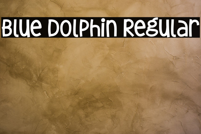 Blue Dolphin Regular Example 1