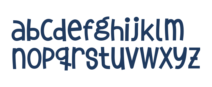 Blue Dolphin Regular Lowercase