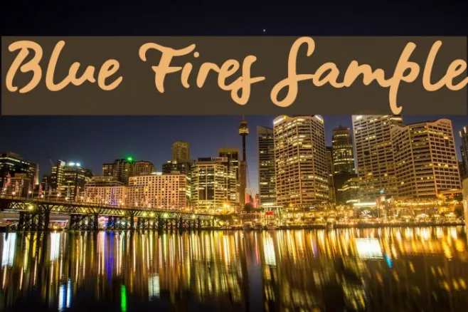 Blue Fires Sample Example 1