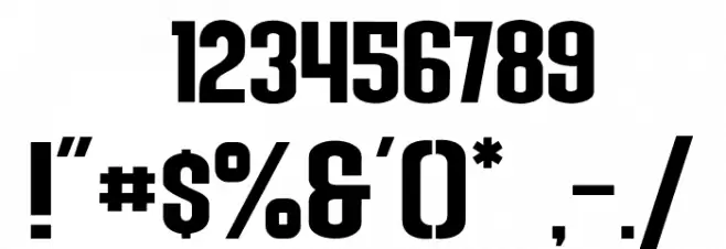 Blue Fonte Sans Font OTHER CHARS