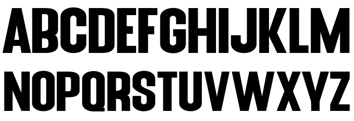 Blue Fonte Sans Font LOWERCASE