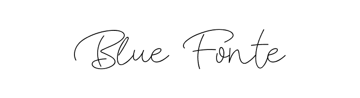 Blue Fonte  Free Fonts Download