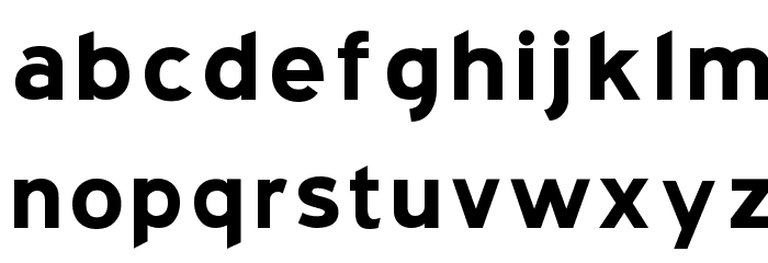 Blue Highway Bold Font LOWERCASE