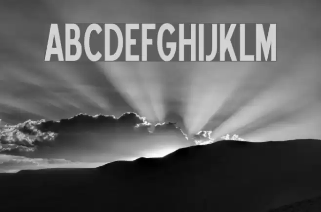 Blue Highway Condensed Шрифта examples