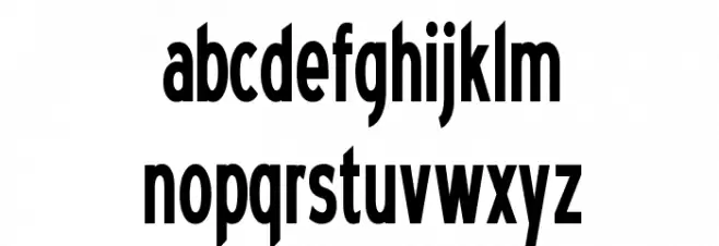 Blue Highway Condensed Caratteri MINUSCOLO