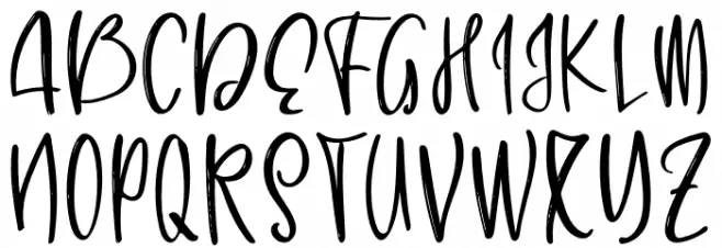 Blue Jeans Font Litere mari