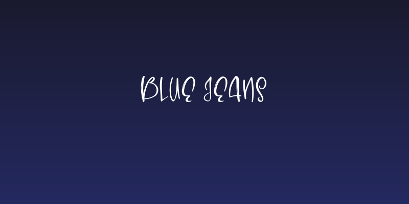 Blue Jeans Social Header
