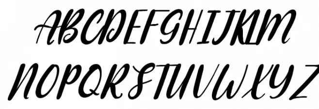 Blue Julieta Italic خط أحرف كبيرة