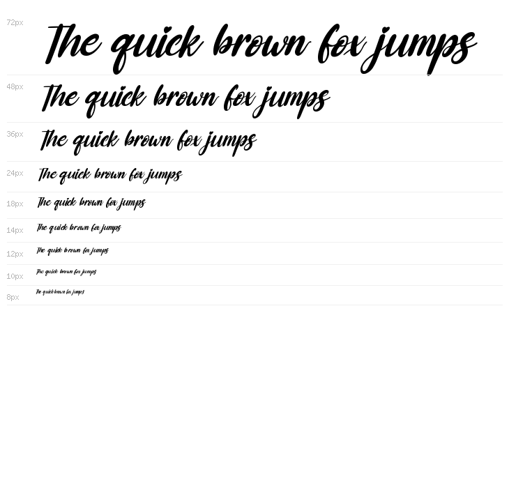 Blue Julieta Italic Waterfall