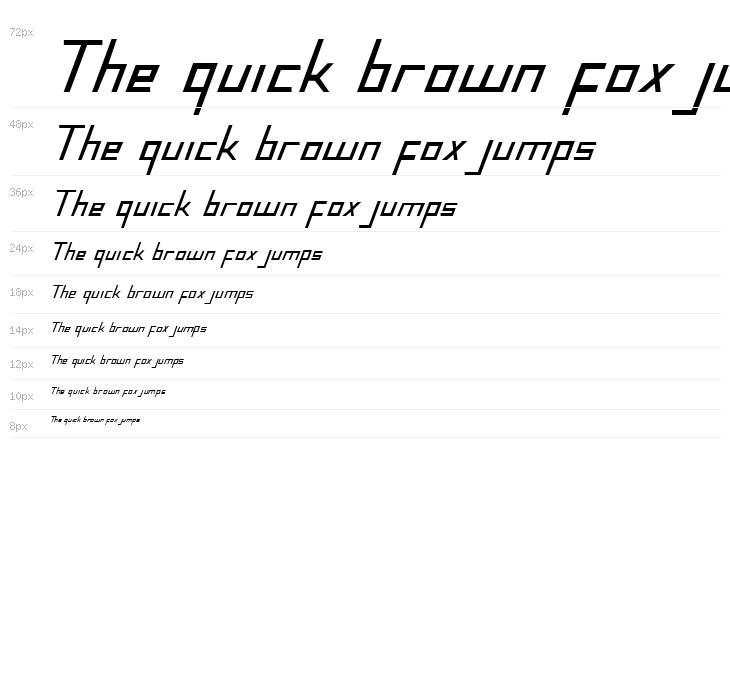 Blue July Bold Condensed Waterfall