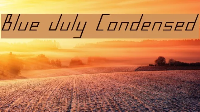 Blue July Condensed Example 3